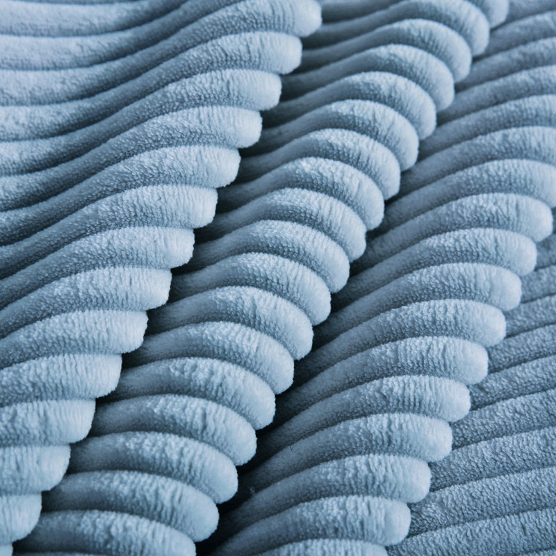 Blue Velours côtelé 28 avec design ergonomique, matériaux et solutions de sièges flexibles: accoudoirs très larges avec option profonde