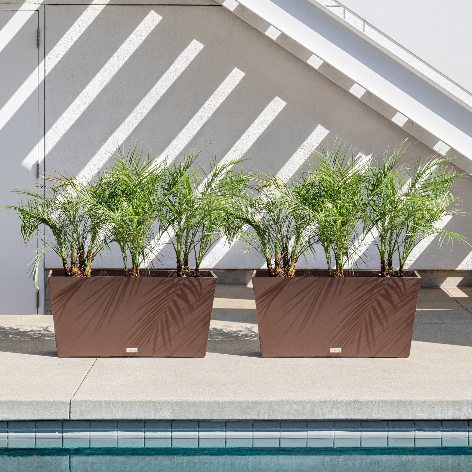 Pure Series Planter Box, Espresso, 19.75" H x 39.5" W x 12.5" D, 2