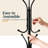 Metal Coat Rack Freestanding with Marble Base-7022150