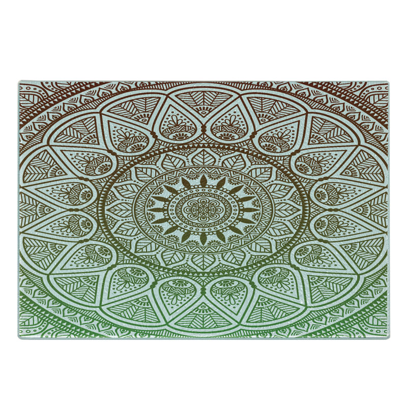 Planche à découper en verre trempé Ambesonne