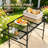 Foldable Picnic Table with Adjustable Height