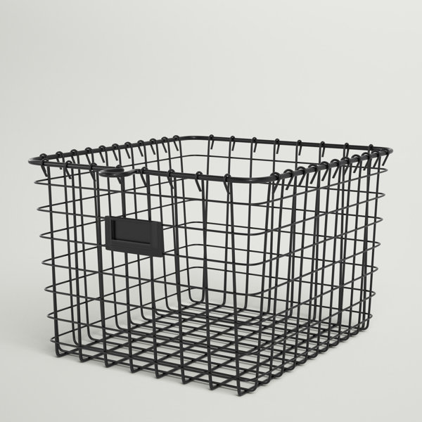 Stackable Metal Storage Basket Heavy Duty Quality Bread Wire Baskets Snack  Bins for Office Craft Room Kitchen Pantry Office Garage Market Grocery