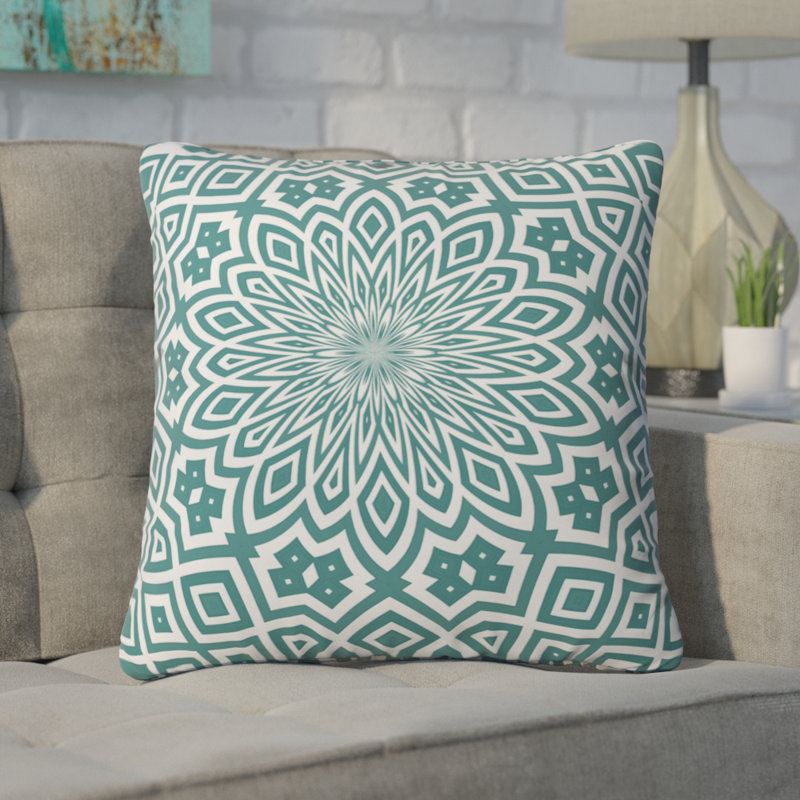 Coussin décoratif intérieur / extérieur Lisa Argyropoulos Helena, 26 po x 26 po