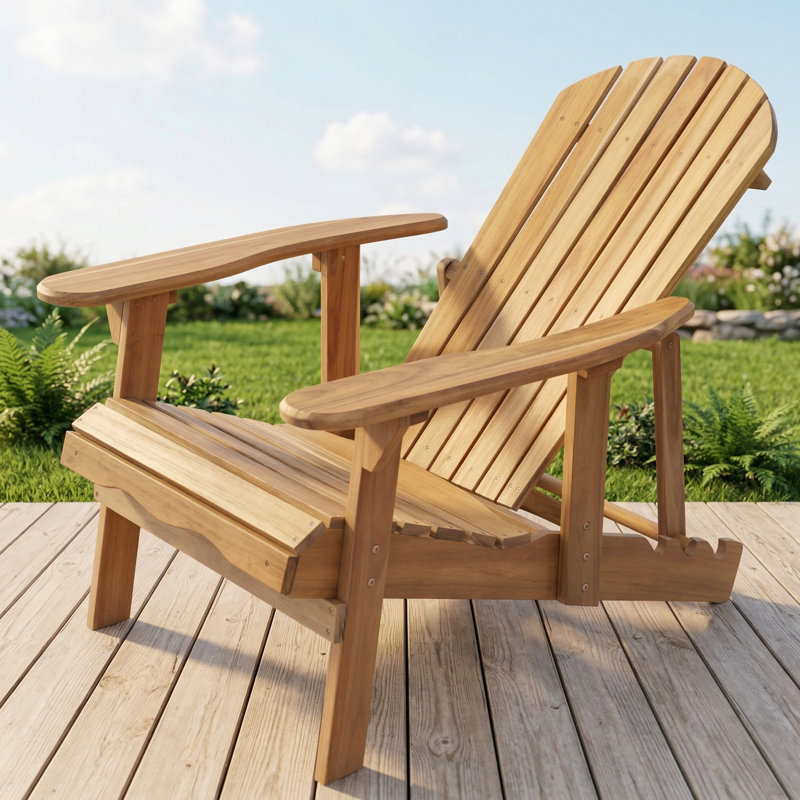 Chaise Adirondack, Naturel