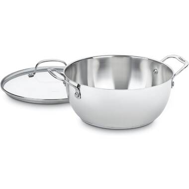 Cuisinart Chef's Classic Stainless Steel 12 Skillet with Glass
