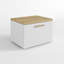 Gosport 50cm W Manufactured Wood Bedside Table