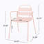 Ensemble de mobilier de patio, une table avec deux chaises-1721561883