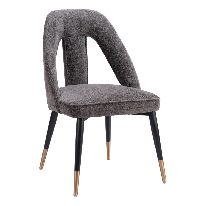 Artus 18.9'' H Upholstered Side Chair, Gray