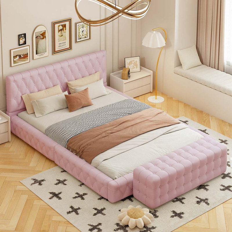 Liz Piece Bedroom Set, Pink
