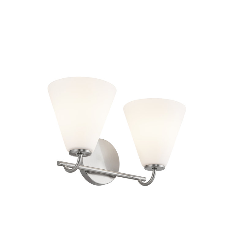 Lavabo / vasque 4 lumières Fusion - Nickel brossé Fusion, 4, Nickel brossé