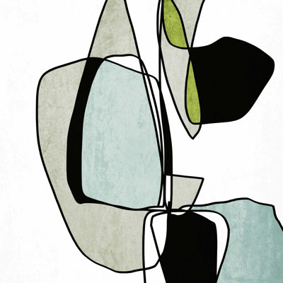 Lasalle Irena Orlov Abstract Line Art 15 by Irena Orlov - Wrapped Canvas Print