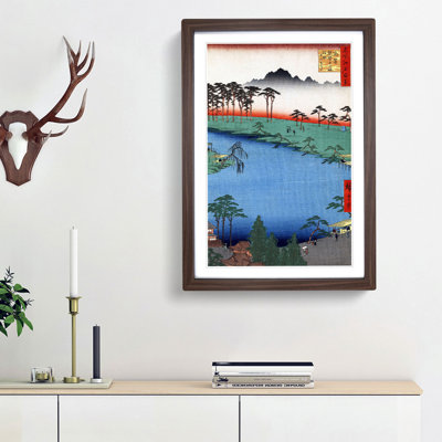 Kumanojunisha Shrine by Utagawa Hiroshige - Picture Frame Art Print