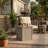50 Gallon All-Weather Waterproof Resin Lockable Deck Box(Light Brown/Gray)-123759390