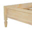 Structure de lit plateforme grand lit en bois avec tête de lit à panneau classique, support de lattes en bois, aucun sommier requis, assemblage facile, naturel-133480896-133480898
