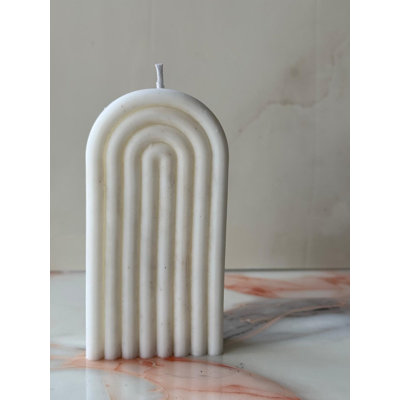 100% Natural Soy Candle, Elegant White Color, 2.4 x 3.1 x 4.7 inches | Eco-Friendly, Long-Lasting Burn for Relaxation & Ambiance | Perfect for Home Décor, Gifts & Aromatherapy