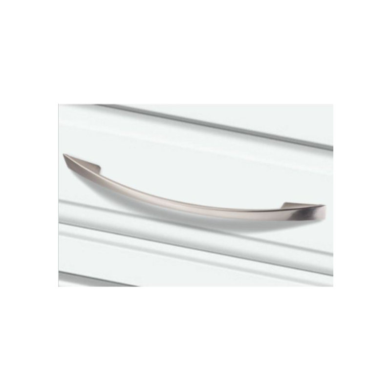 Regan Arch Pull, Satin Nickel, 6 5/16"