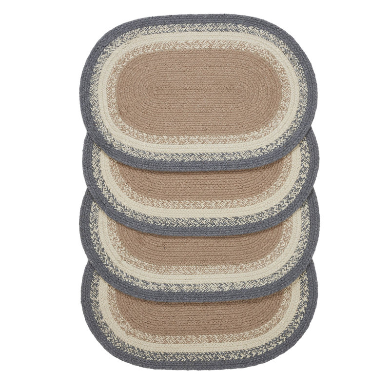 Geometric Oval Placemat, 13" x 19"