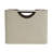 Lytham Brown Leather Decorative Magazine Holder with Divided Inside, 16" x 10" x 12"-514546180