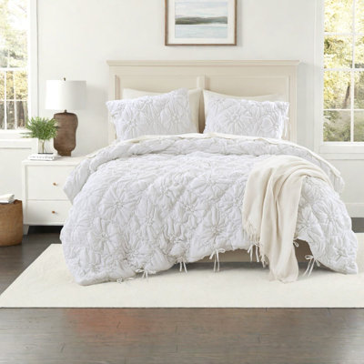 Ensembles de literie confortables en microfibre, confort floral 3 pièces pour maison moderne