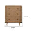 Table de chevet 3 tiroirs Jodina