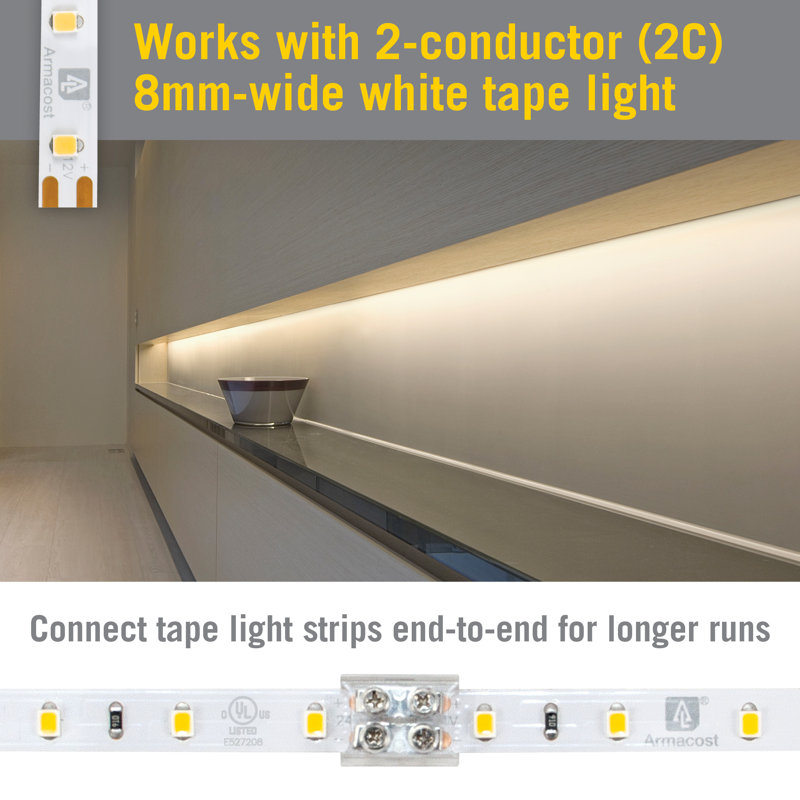 Connecteur d'épissure à vis 2 lumières DEL