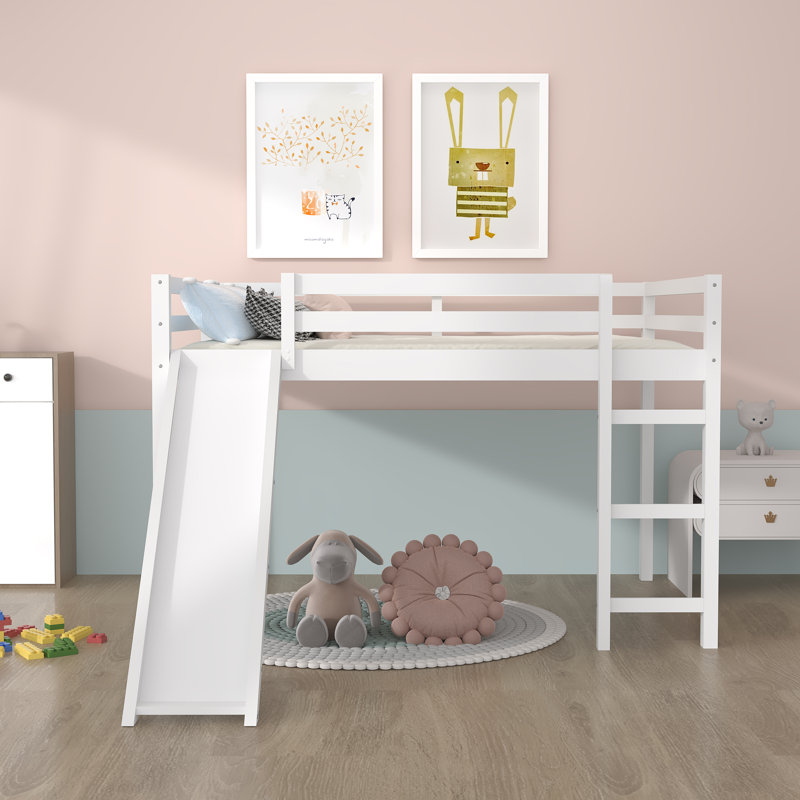 Lit mezzanine double Onondaga Kids, Blanc
