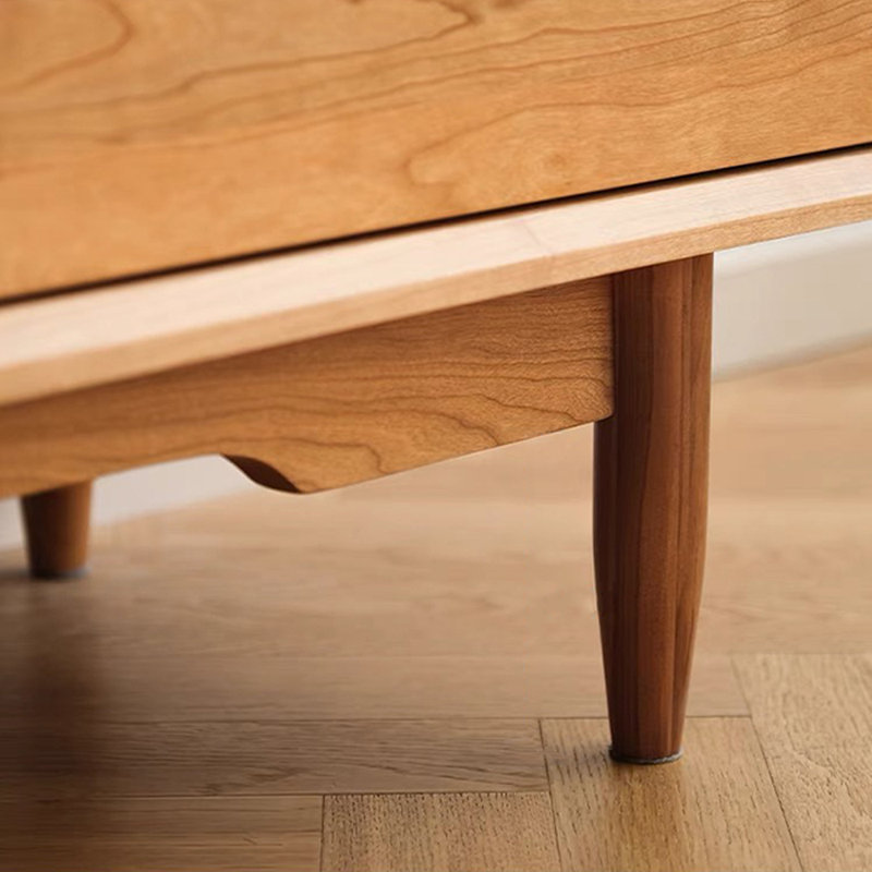 Console en bois de pin massif, Brun