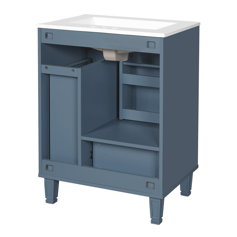 Meuble-lavabo moderne (doit inclure le meuble-lavabo et le lavabo) 24 po