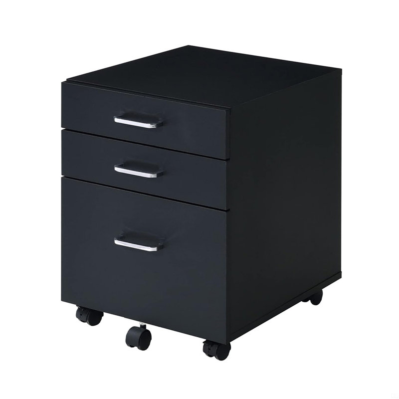 Armoire rectangulaire mobile à 3 tiroirs