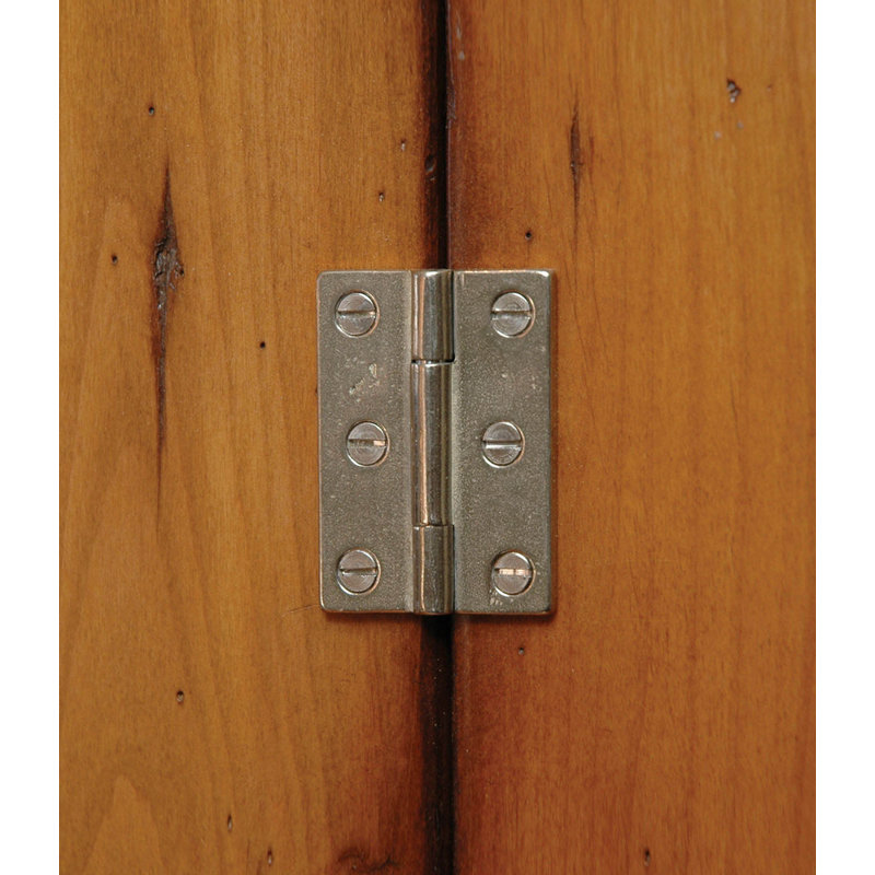 2'' x 1.5'' Metal Butt Hinge, White Bronze Brushed
