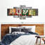 "Love Love", impression sur toile 5 pièces-93822561
