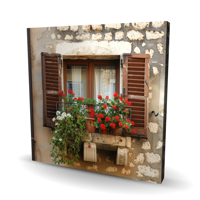 Hanging Flowers - Blue Canvas Home Decor for Elegant Spaces