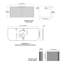 Meuble-lavabo simple 46 po avec plateau en marbre Vireo-443079728-443079730