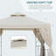 3m W x 3m D Metal Gazebo-20590097