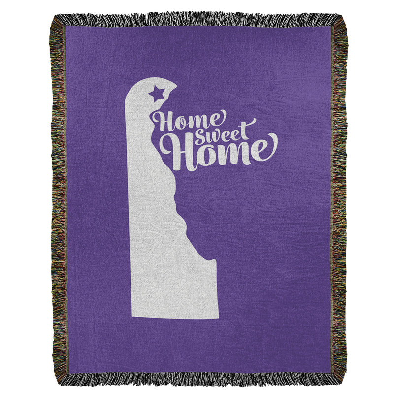 Jeté en coton tissé wilmington doux, l 60 po x L 80 po, Mauve