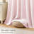 YZ Home Pinch Pleated Linen Curtains 2 Panels Set, Light Filtering Linen Blend Sheer Drapes Memory Trained Pleated Curtain Back Tab with Hooks Rings for Living Room Bedroom-2016677373-2016677139