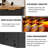53.1" Coffee Bar Cabinet With Fridge Space