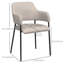 Chaise avec accoudoirs beige Kawanza-1100759400