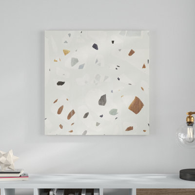 «Abstract Terazzo II» par Victoria Borges, reproduction d'art sur toile tendue
