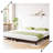 Bed Frame No Box Spring Needed, Heavy Duty Metal Platform Bed Frame, Black-1168613716-1151874356