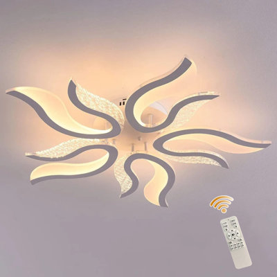 Bobbyjoe Acrylic LED Semi Flush Mount