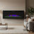 The Twillery Co. 60-Inch Wall Mounted Electric Fireplace - Heater with 3-Color LED Flames, 10 Ember Options, Adjustable Brightness, and Remote-214392184
