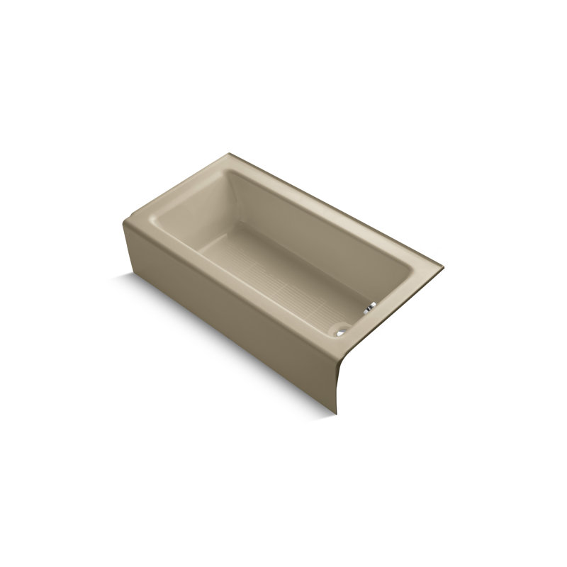 Bellwether 60" x 32" Soaking Bathtub, Mexican Sand, Right