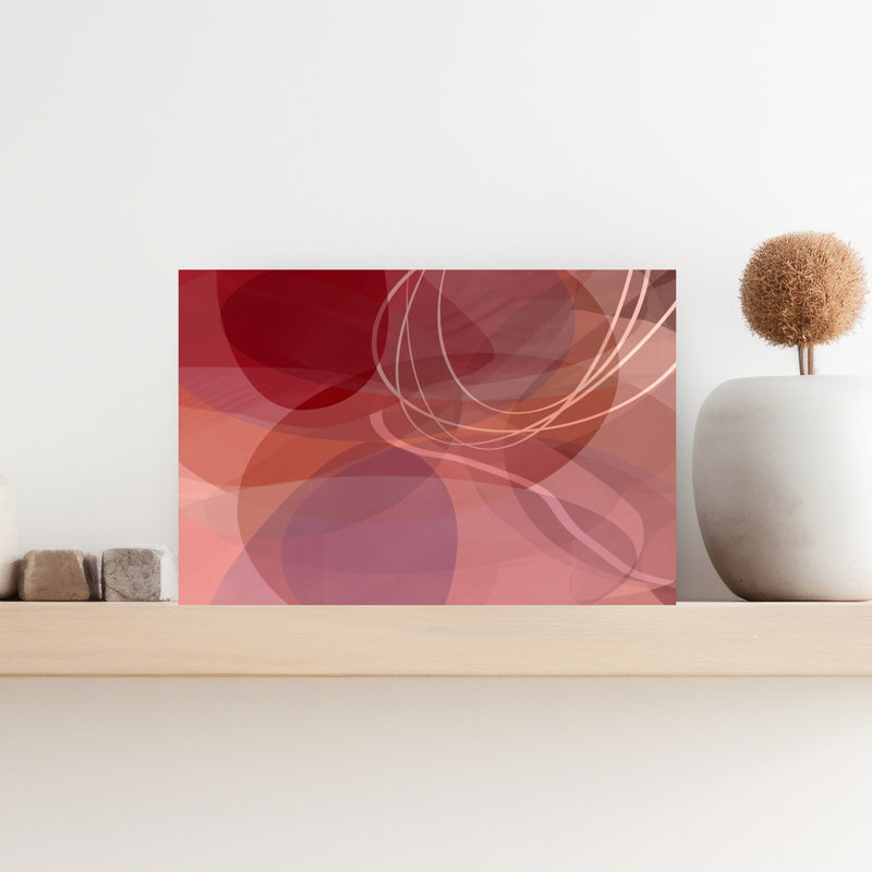 Art contemporain contemporain abstrait, H 18 po x l 12 po