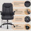 Fauteuil de bureau ergonomique en cuir-1936902045