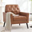 Chaises d'appoint de style Mid-Century avec boutons et coussins amovibles