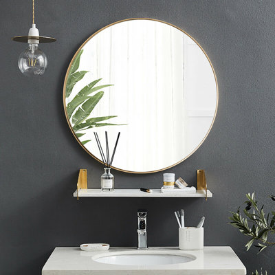 Miroir de salle de bain rond