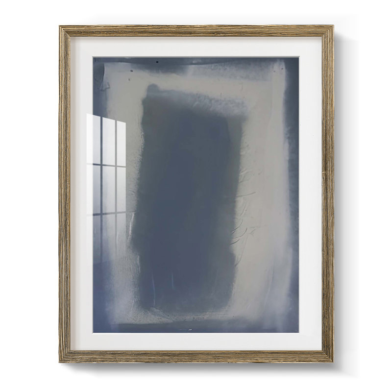 The Shadow Framed Print, White, Walnut Framed Paper