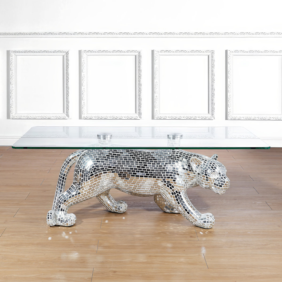Panther Sculpture Coffee Table