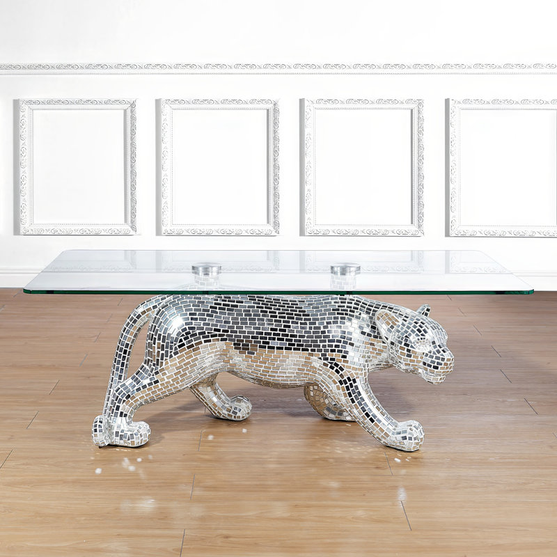 Panther Sculpture Coffee Table